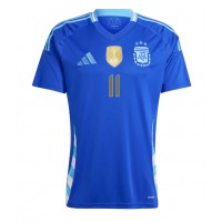 Fotbalové Dres Argentina Angel Di Maria #11 Venkovní Copa America 2024 Krátký Rukáv